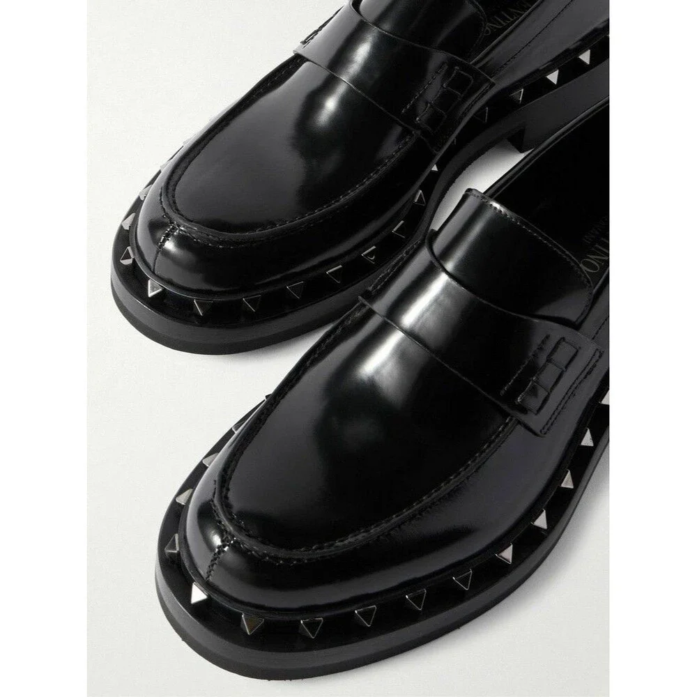 Valentino Garavani Rockstud M-Way Loafers Mens EU 42.5 $1190